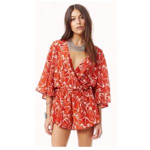 Planet Blue Wild + Free Romper